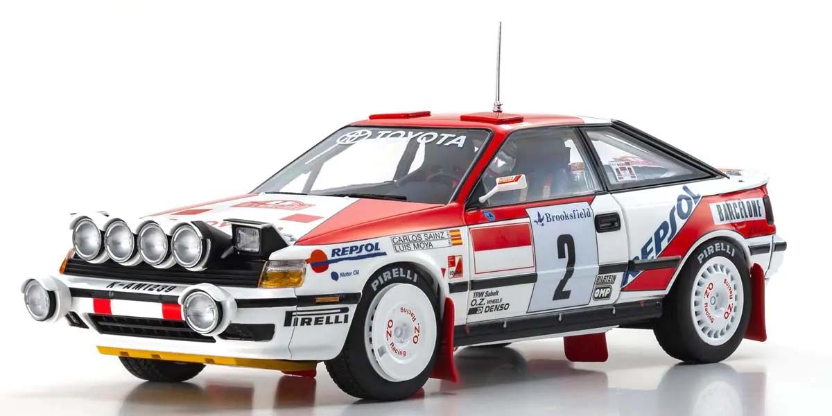 Kyosho 1:18 Toyota Celica GT-Four C.Sainz Winner Monte Carlo1991 Nr2 08961B