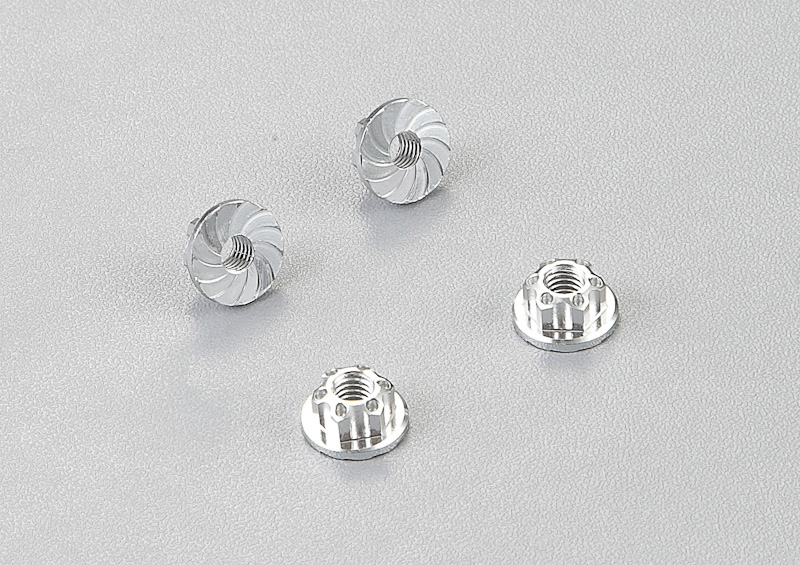 KB48365SL Radmuttern Aluminium Silber (4 Stk)