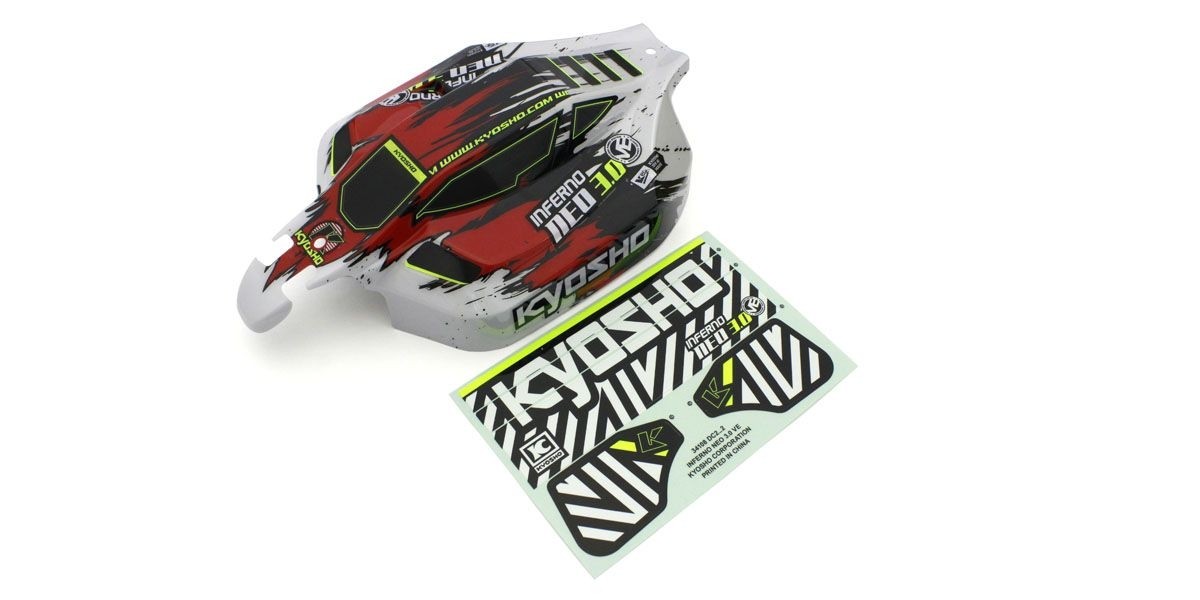 Kyosho Karosserie 1:8 Inferno NEO 3.0 VE Type 2 - Rot (Lackiert) IFB116T2