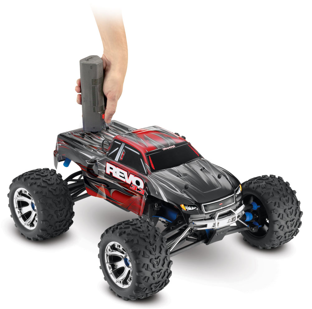 Traxxas Revo Blau RTR 3.3R TQ-Wireless +12V-Lader Verbrenner Monstertruck 53097-3 - Abbildung 4