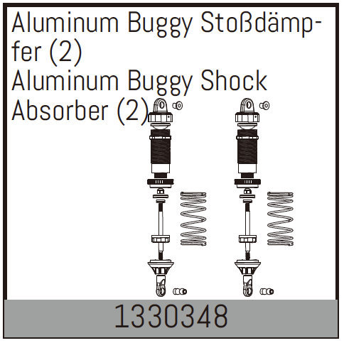 Absima Aluminum Buggy Stoßdämpfer (2 St.) 1330348