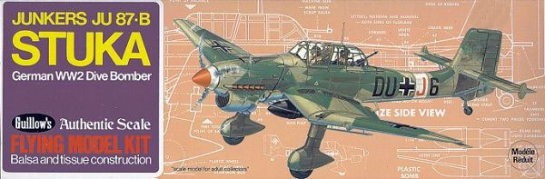 Guillow Junkers JU-87B Stuka Balsabausatz 508
