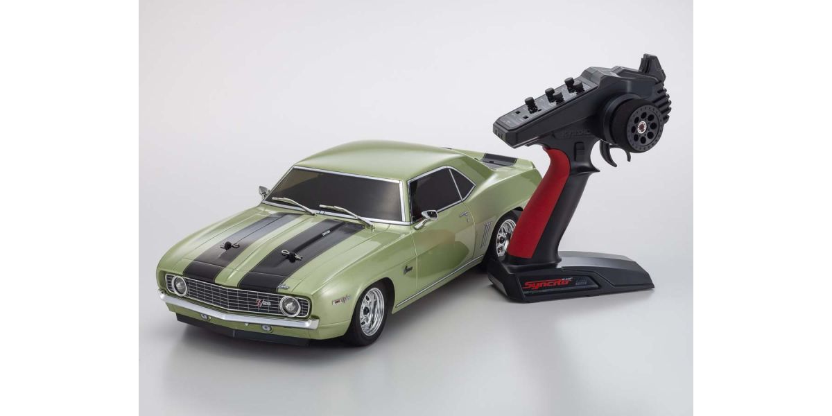 Kyosho FAZER MK2 Chevy Camaro Z28 1969 1:10 Frost Green ReadySet 34418T2B - Abbildung 3