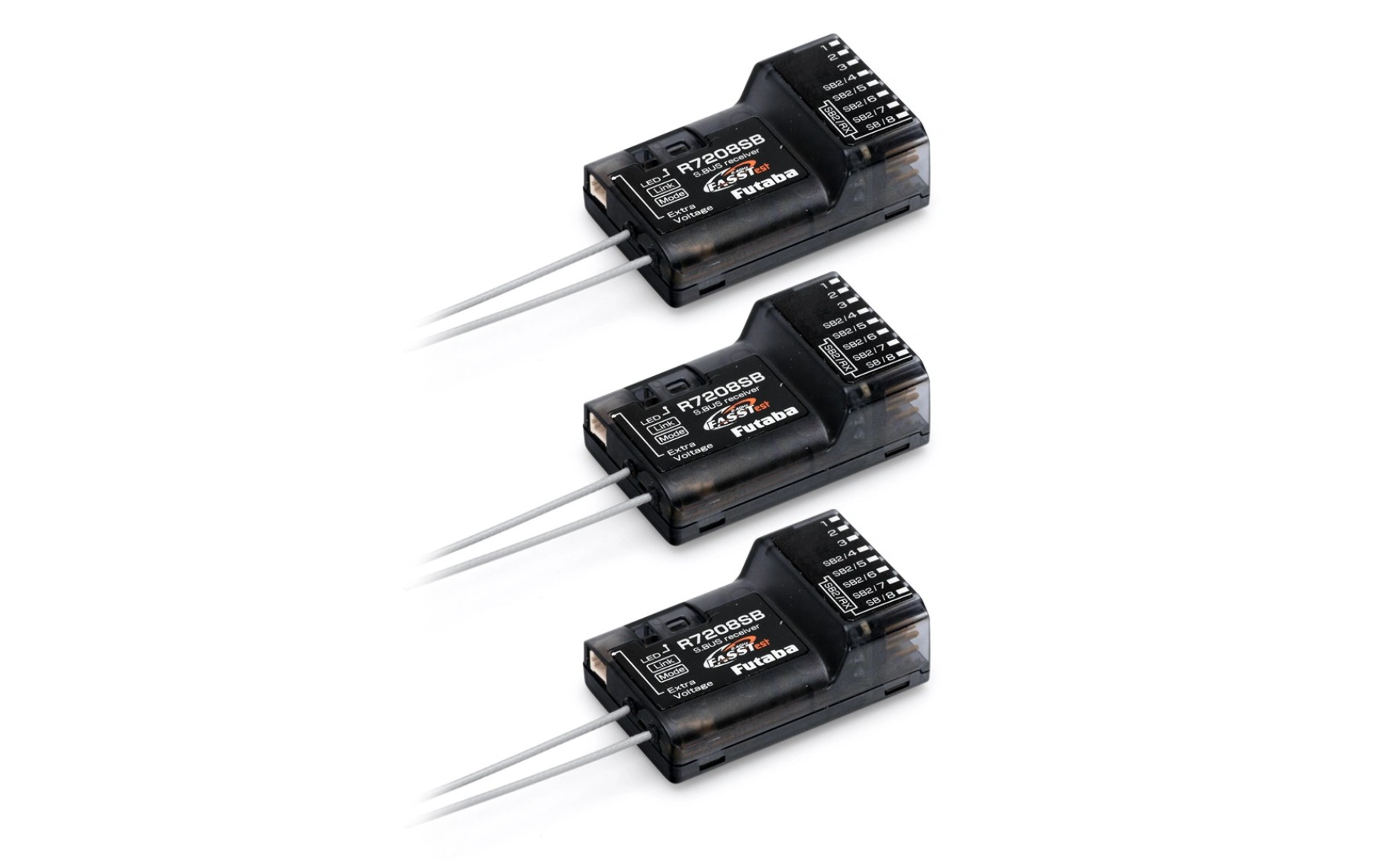 Futaba T16IZ-SUPER Sender Mode-2 + 3St. R7208SB -  FASSTest, T-FHSS, S-FHSS 05003233-3 - Abbildung 3