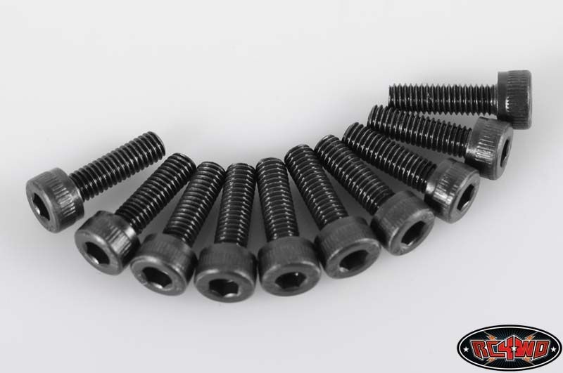 RC4WD Steel Socket Head Cap Screws M3 X 10mm (10) Z-S0976