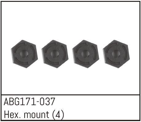 Absima Hex Wheel Hubs (4PCS) ABG171-037