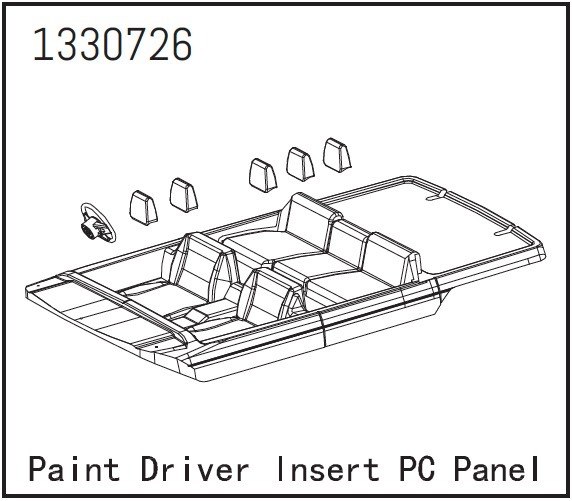 Absima Interieur Set lackiert - BronX 1330726