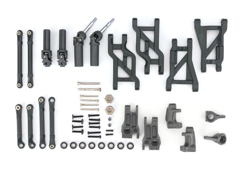 Traxxas Antriebswellen & Aufhängungs-Set HD grau 2WD Bandit, Drag Slash 9182-GRAY