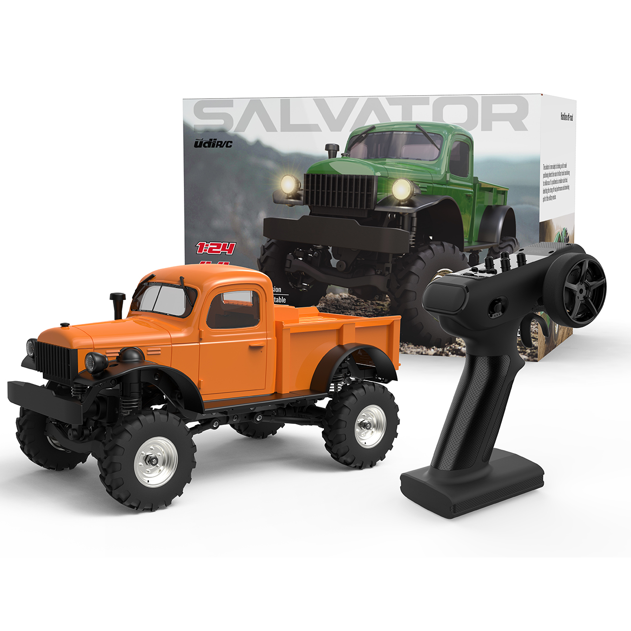 UDI RC Mini Crawler UCX24 SALVATOR 1/24 Orange - Abbildung 3