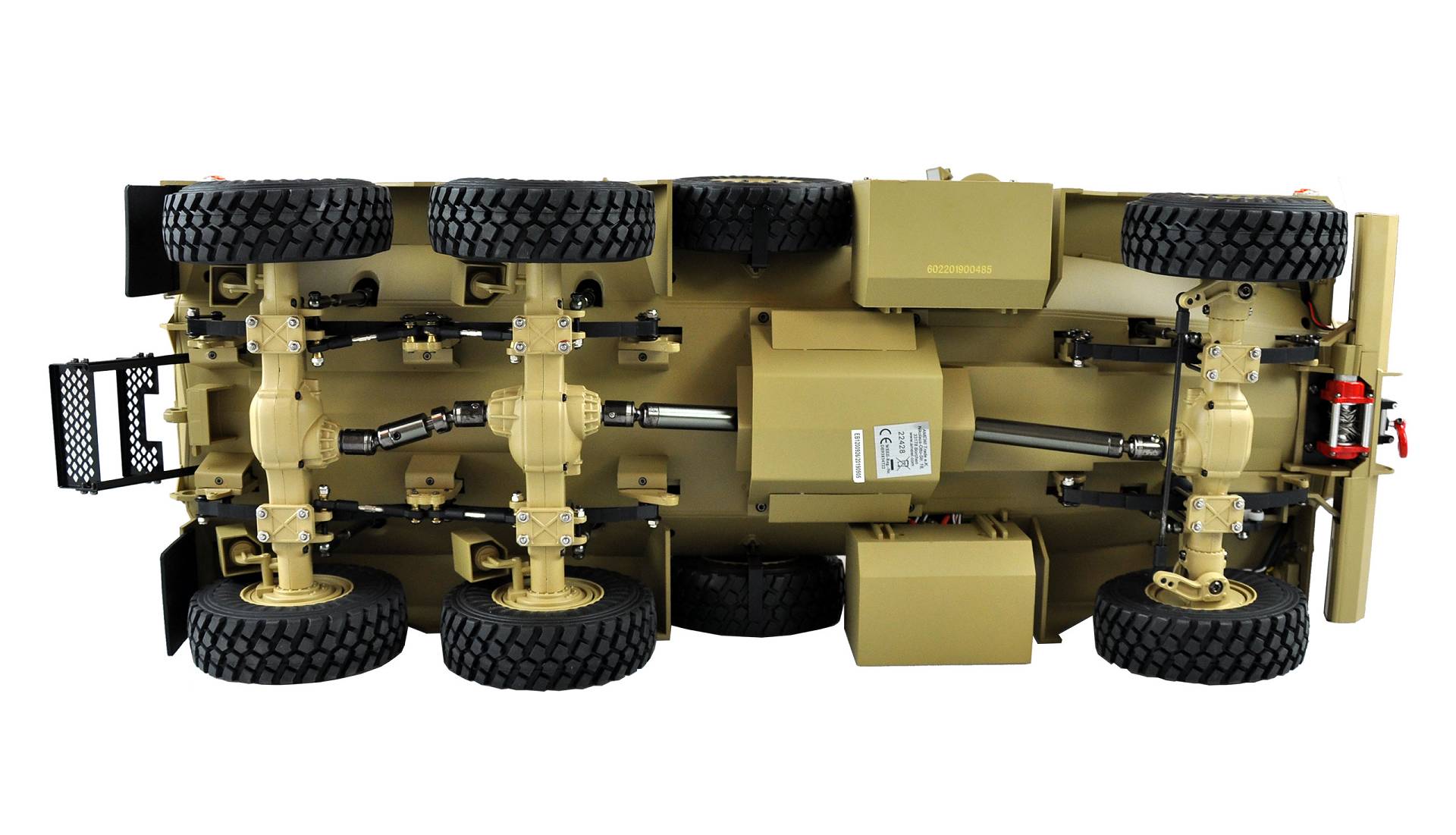 Amewi US-Miltitärfahrzeug MRAP 6x6 1:12 RTR, Licht, Sound & Rauch 22428