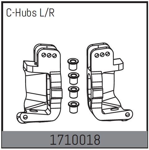 Absima C-Hubs L/R 1710018 - Abbildung 1