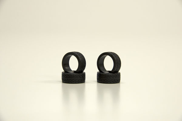 Kyosho Reifen Mini-Z Radial 40 Shore (4) Breit 11mm MZW37-40 - Abbildung 1