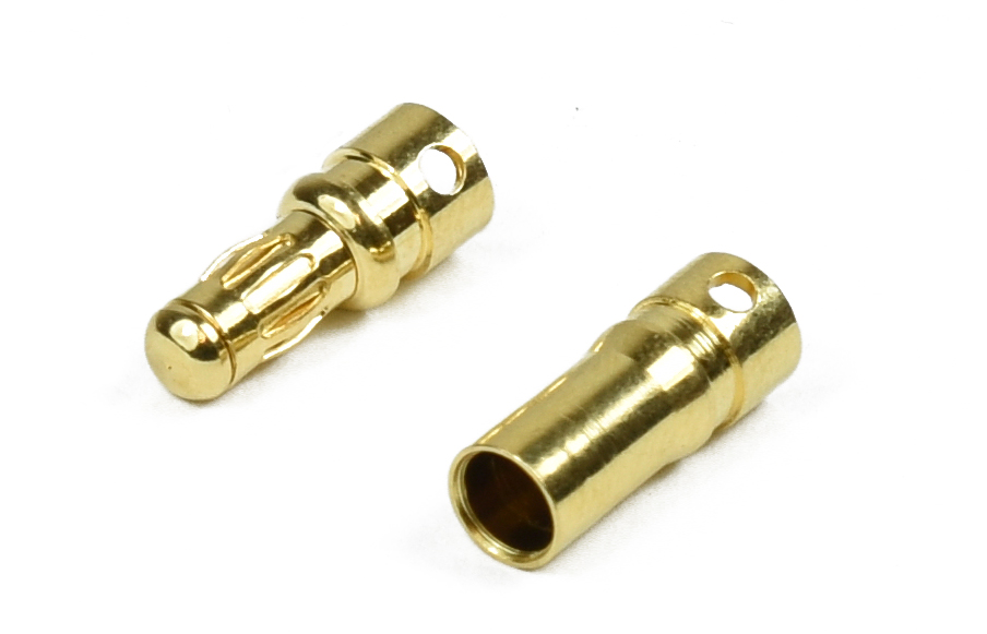 Modster Goldkontaktstecker 3,5mm 1 Paar MD11201