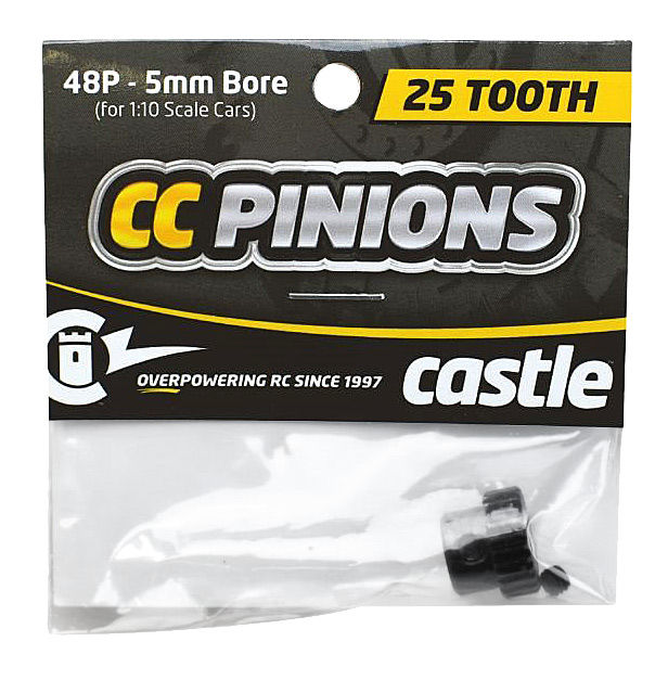 Castle Ritzel Stahl 25 Zähne 48P - 5mm 010-0065-44