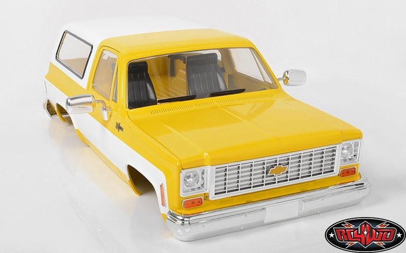 RC4WD Chevrolet Blazer Hard Body Complete Set (Yellow) Z-B0152