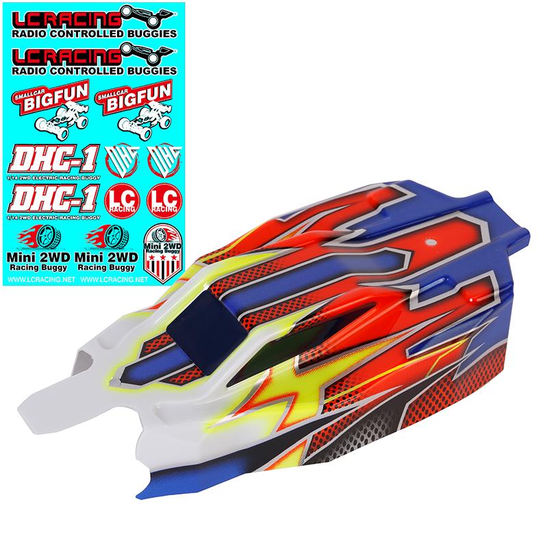 LC Racing Karosserie vorlackiert blau BHC1 LC5054