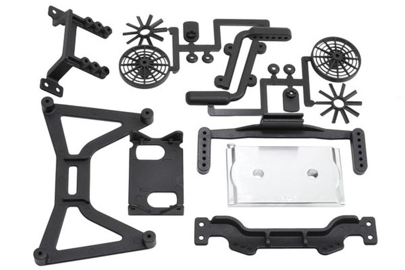 RPM No-Clip Karohalter schwarz TRX Slash 2WD 70860 - Abbildung 1