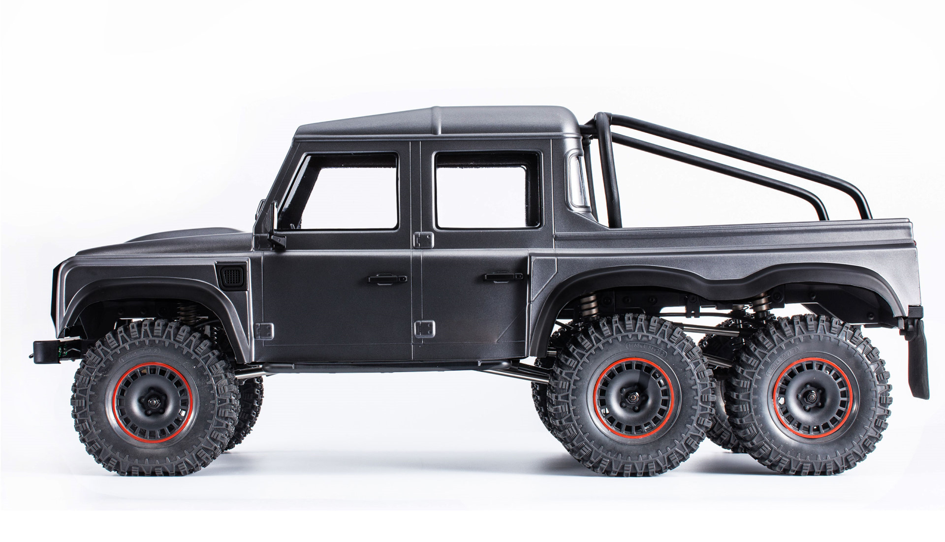 Amewi AMXRock RCX10.3P Scale Crawler 6x6 Pick-Up 1:10 ARTR grau (pro Version) 22558
