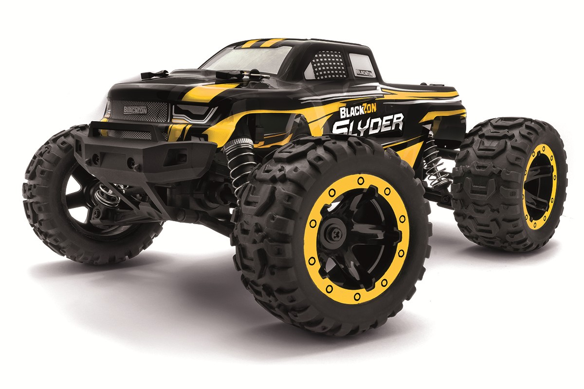 BLACKZON Slyder MT 1/16 4WD Electric Monster Truck - Yellow 540116 - Abbildung 1