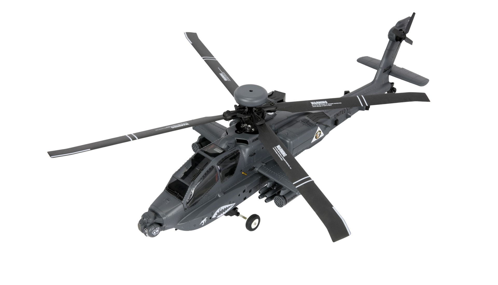 Amewi Apache AH-64D CP Helikopter 6G/3D RTF grau 25369 - Abbildung 5