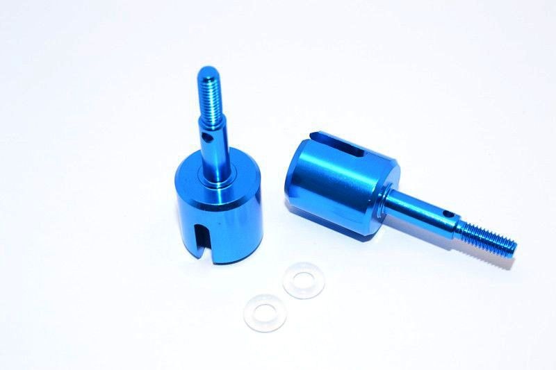 GPM Alu Radachse blau Tamiya DT03