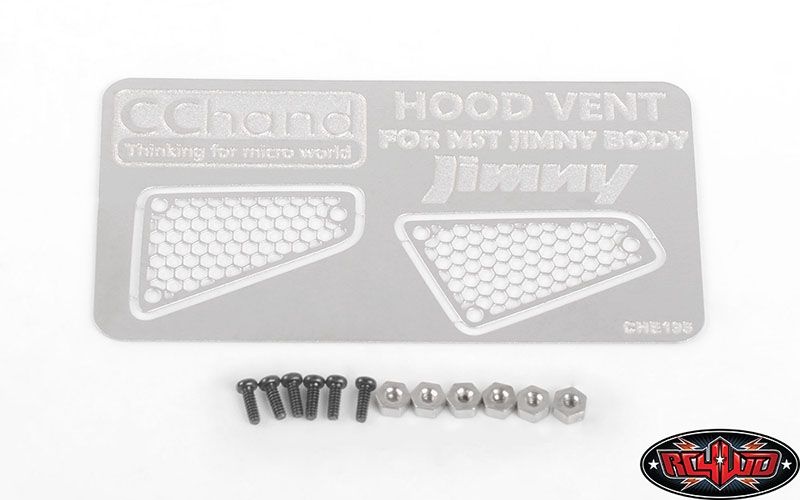 RC4WD Side Metal Hood Vents for MST 1/10 CMX w/ Jimny J3 Body VVV-C0661