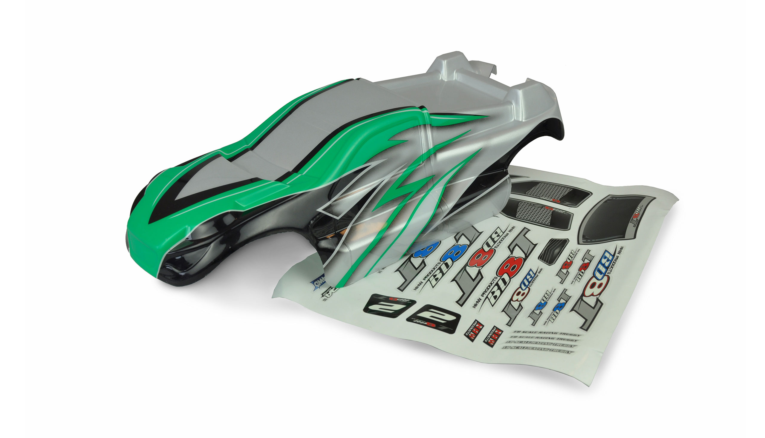 Amewi MU2210 Painted Body shell (green+silver+black MU2210
