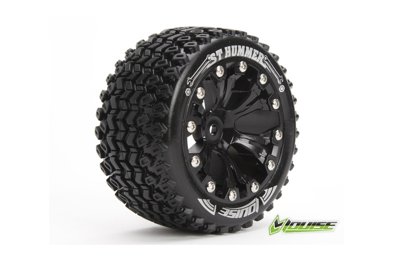 Louise ST-Hummer soft Felge schwarz 1/2 Offset (2) Stadium Truck 2,8 L-T3209SBH