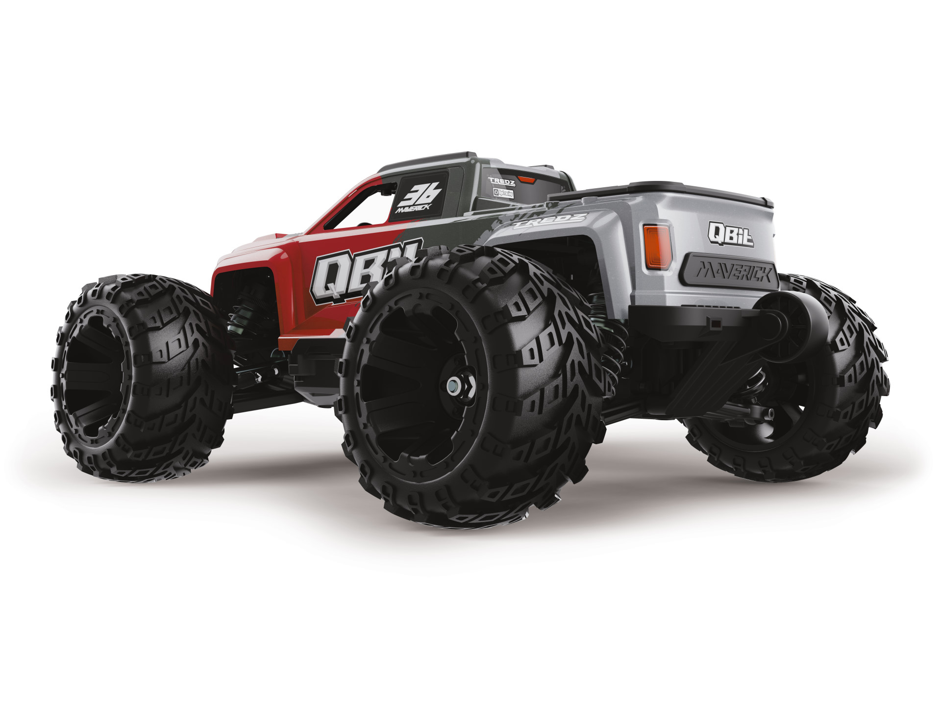 Maverick QBit MT Flux 1/16 4WD Brushless Monstertruck Rot 151005 - Abbildung 3