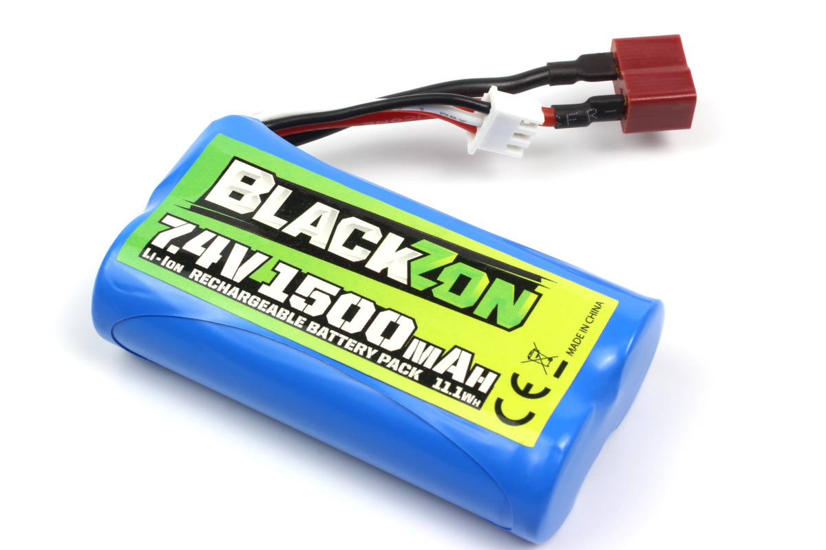 BLACKZON Battery Pack (Li-ion 7.4V, 1500mAh), w/T-Plug540149 - Abbildung 1
