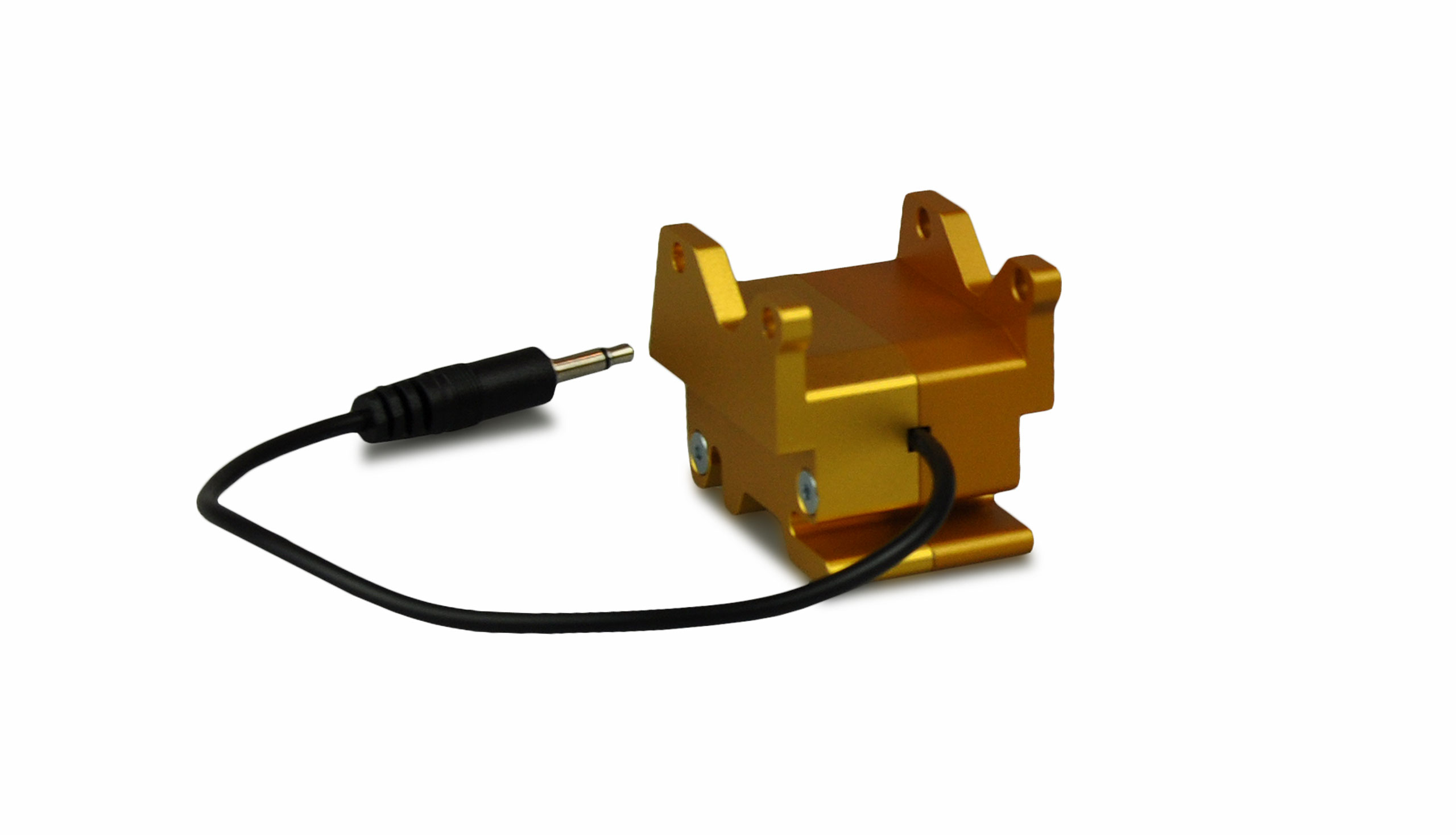 Amewi Elektronisches Schnellwechselsystem für Bagger 1:14 CNC Aluminium, gold 28371