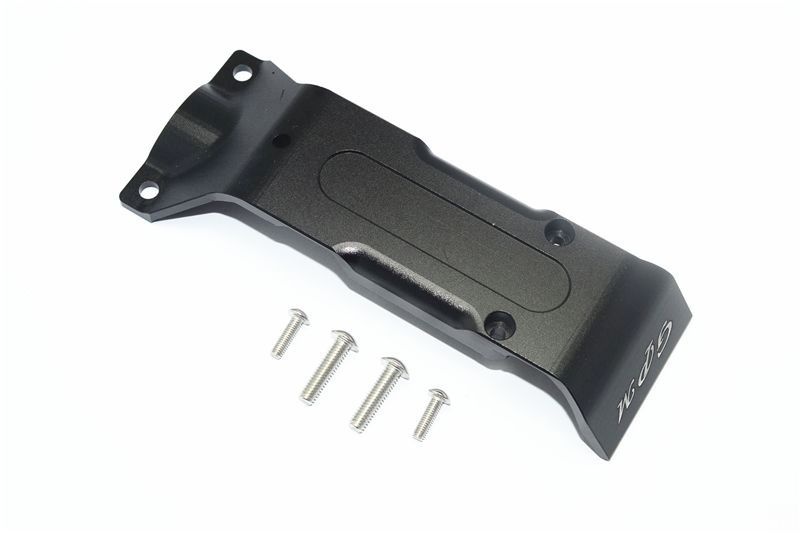 GPM Alu Unterbodenschutzplatte hinten schwarz Traxxas 1/10 E-Revo
