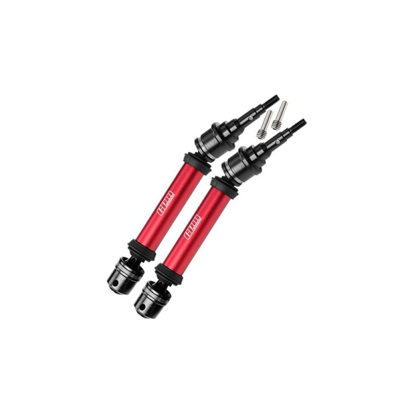 GPM Medium-Carbon-Stahl + legierte Kardanwelle hinten rot TRX 1/10 für 6mm Achse FR106RR