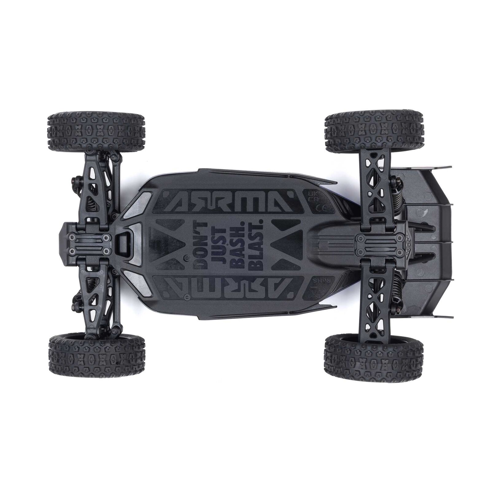 ARRMA 1/14 TYPHON GROM 4X4 RTR Brushed Buggy (Akku & Lader incl.) Blau/Silber ARA2106T1 - Abbildung 7