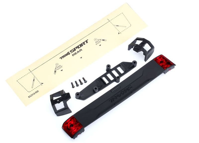 Traxxas 8117 Tailgate Panel, Tail-Licht-Linse (2) l/r