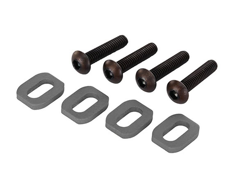 Traxxas Motorhalter Scheiben Aluminium grau (4) X-Maxx, XRT 7759-GRAY
