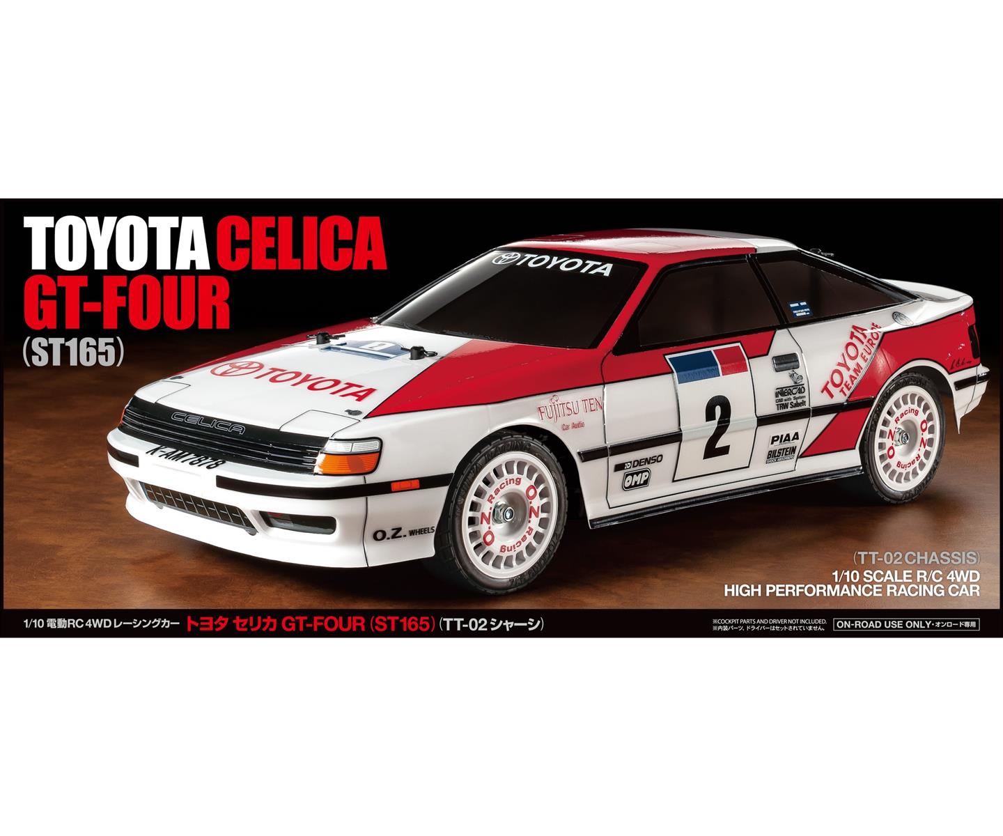 Tamiya 58718 1:10 RC Toyota Celica GT-Four TT-02 300058718