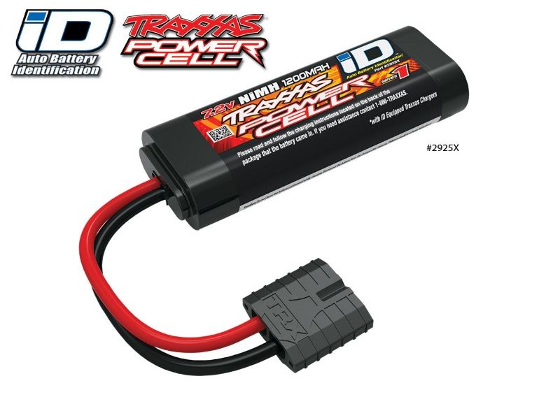 Traxxas Akku Power-Serie 7,2V 1200mAh mit iD-Stecker 2925X - Abbildung 1