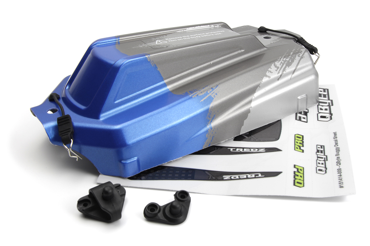 Maverick QByte XB 1/12th Buggy Karosserie lackiert - Blau 151410
