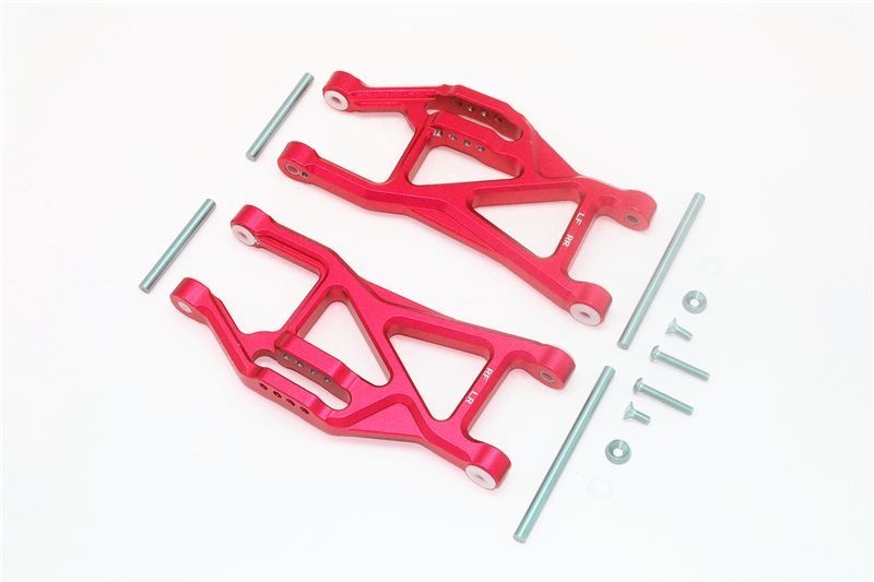 GPM Alu Querlenker unten v/h rot Traxxas MAXX