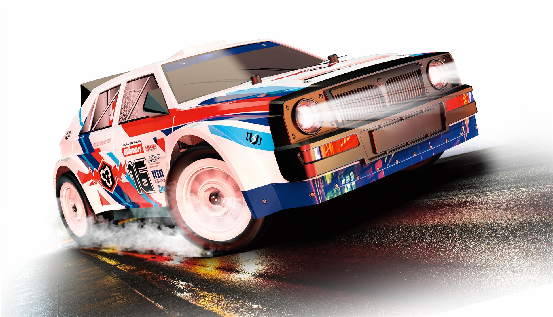 Amewi LR16-Pro Rallye Drift Fahrzeug brushless 4WD 1:16 RTR 21094