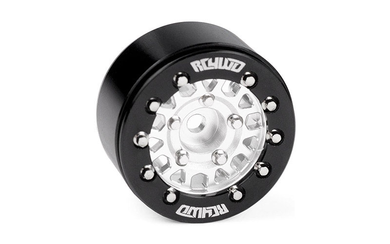 RC4WD Competition 1.0 Beadlock Felgen schwarz/chrom V2 (4) Z-W0032