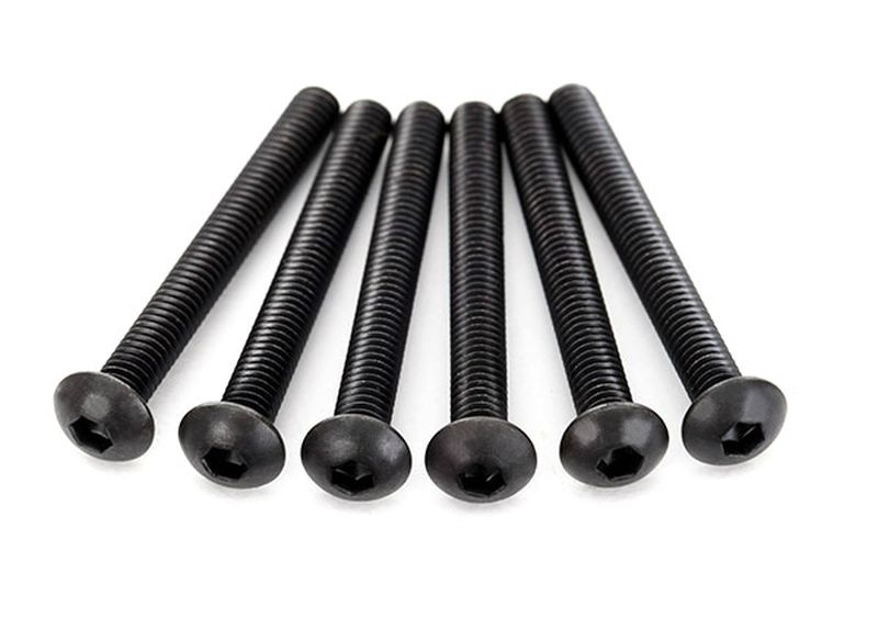 Traxxas Schrauben, 4x35mm Rundkopf M-Gewinde (Innensechskant) (6) 2595