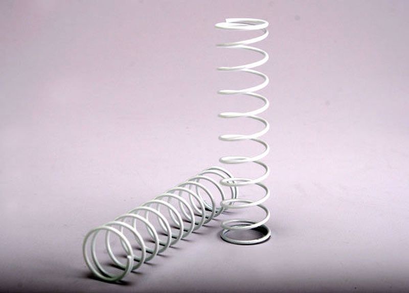 Traxxas Dämpferfeder hinten weiss (2) 4457A