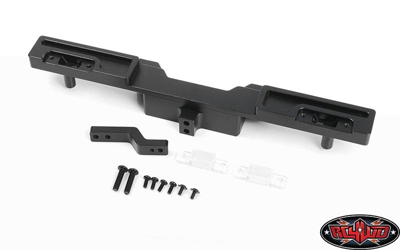 RC4WD Oxer Steel Rear Bumper w/ Towing Hook and Brake Lenses VVV-C1057