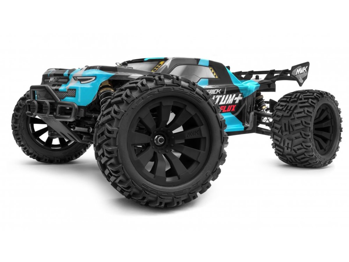 Maverick Quantum + Flux 3S Blue RTR 1/10 Brushless Stadium Truck 150300