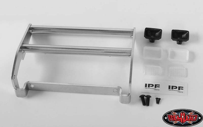 Cowboy Front Grill Guard W/Lights for Traxxas TRX-4 VVV-C0503