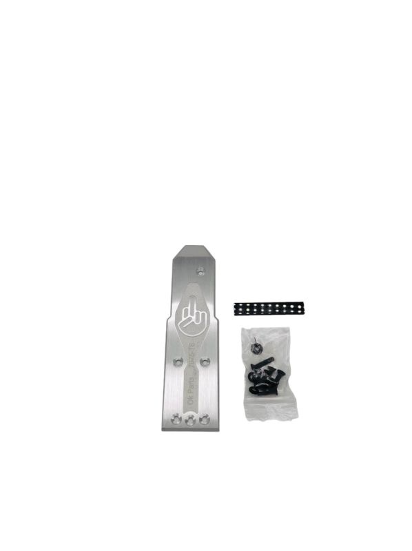 Oktay Skidplate Alu 7075 hinten für Traxxas Sledge 6502.TRXSDH
