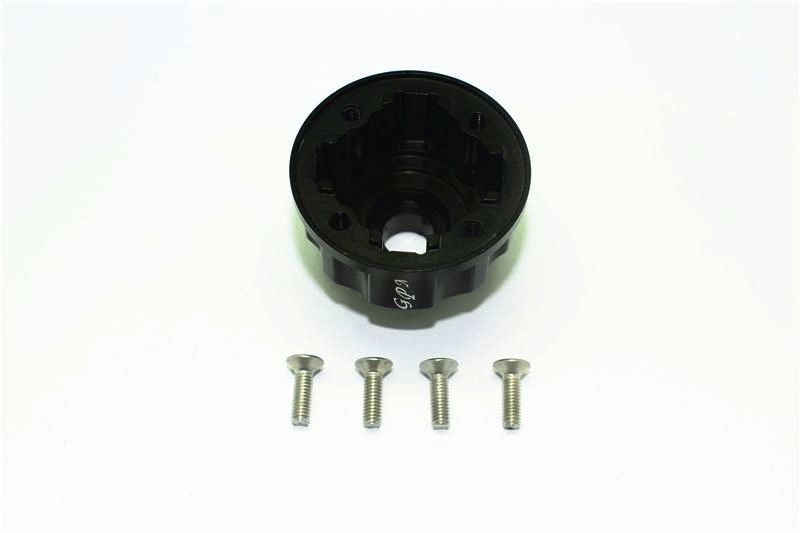 GPM Alu Differential Gehäuse schwarz Traxxas 1/10 E-Revo