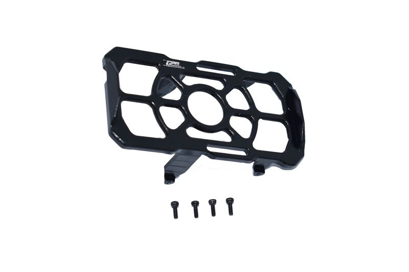 GPM Alu Batteriehalter schwarz Axial SCX24